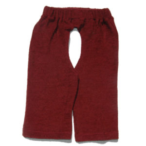 L'il Baby Chaps burgundy wool