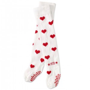 Rock-a-Thigh Baby Kiddie Socks Hearts