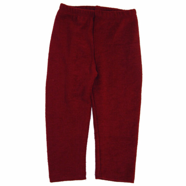 EC Wear Split Pants Burgundy Wool Terry