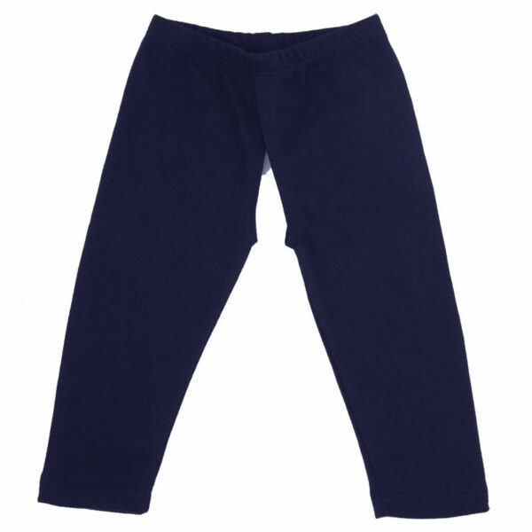 Navy Cotton Split Pants - Image 2