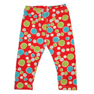 EC Wear Split Pants Red Dots Cotton