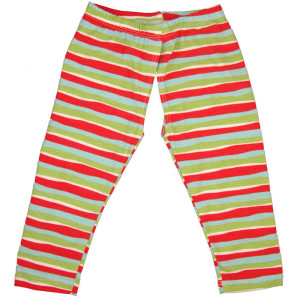 EC Wear Split Pants Red Stripes Cotton Open