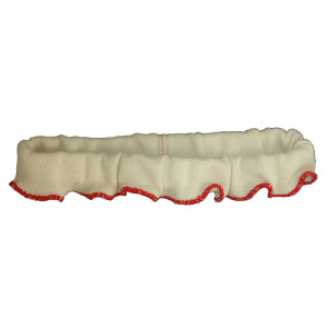 Natural with Red Edging